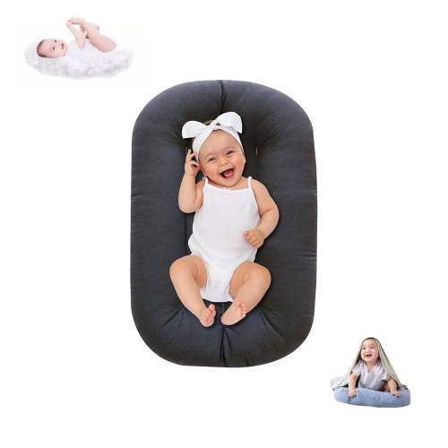 Baby Lounger Pillow for Infants Babies 0 12 Months Lounger for Baby Soft Cotton Breathable Infant Floor Seats & Loungers for Newborn Gifts
