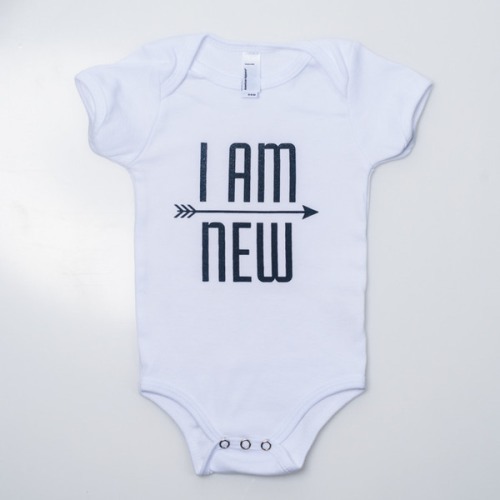 I AM NEW Onesie ? Hatcher Press