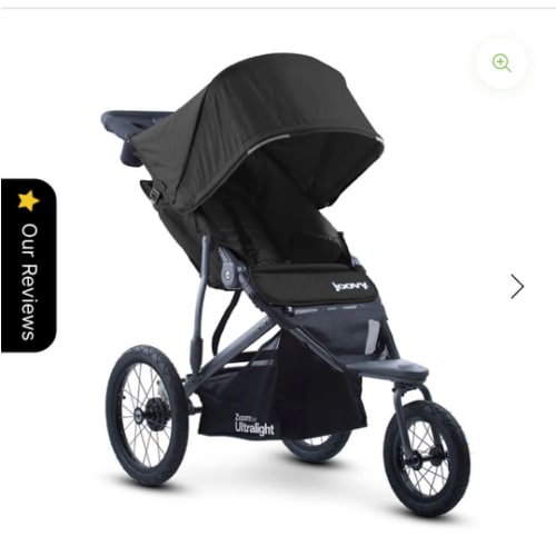 Zoom 360 Ultralight Lightweight Performance Jogging Single Stroller