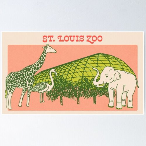 St. Louis Zoo Poster