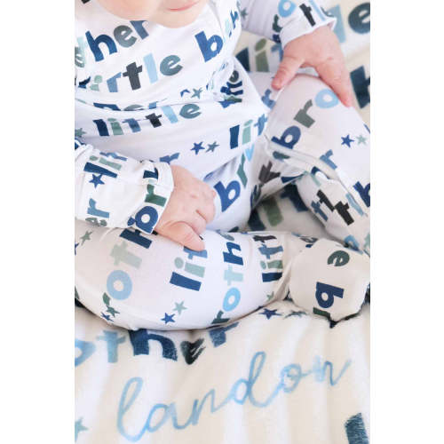 Little Brother Zipper Footie