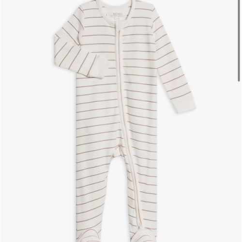 Colored Organics Baby Zip-Up Footed Sleeper with 2-Way Zipper - Newborn Organic Cotton Pajamas