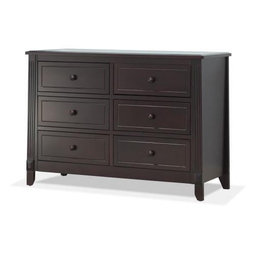 Sorelle Berkley Double Dresser - Espresso
