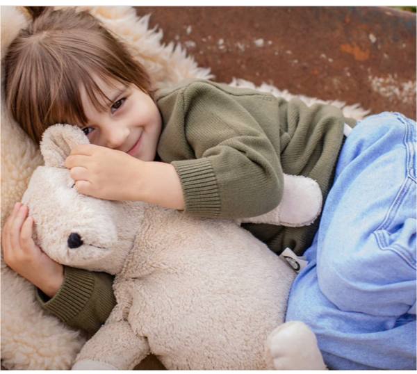 Cotton Large Bear - Linen – MamaOwl