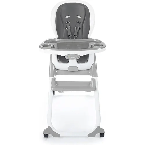 Ingenuity SmartClean Trio Elite 3-in-1 Convertible Baby High Chair, Toddler Chair, and Dining Booster Seat, For Ages 6 Months and Up, Unisex - Slate