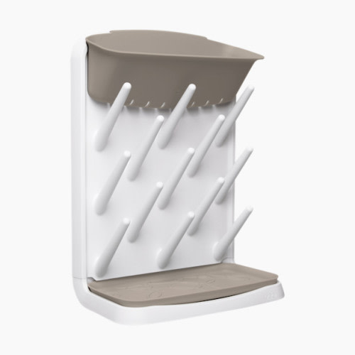 Vertical Bottle Drying Rack - Taupe