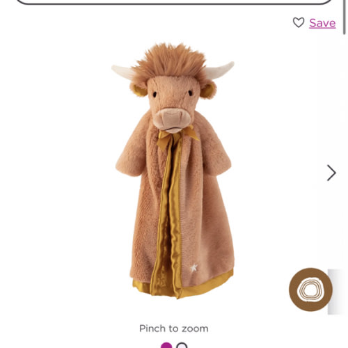 Hamish the Highland Cow Scentsy Blankie Buddy