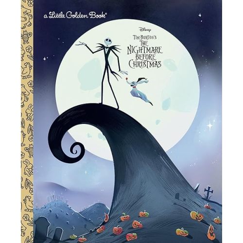 Tim Burton's The Nightmare Before Christmas (Disney) (Little Golden Book) Hardcover – Picture Book, July 13, 2021