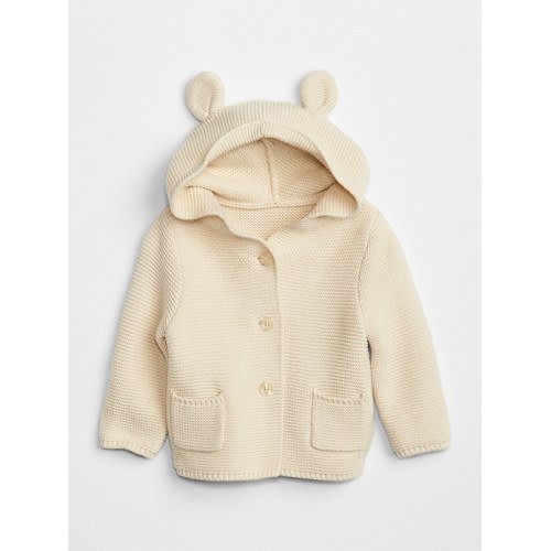 Baby Brannan Bear Sweater in french vanilla, size: 0-3 M