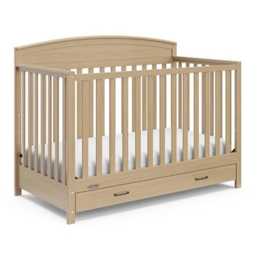 Graco Benton 5-in-1 Convertible Crib With Drawer - Driftwood