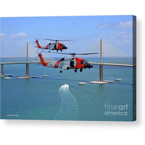 Jayhawk, US Coast Guard Clearwater Acrylic Print