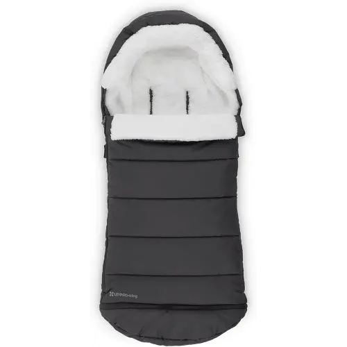 UPPAbaby CozyGanoosh Footmuff / Easily Attaches to UPPAbaby Strollers + RumbleSeat / Ultra-plush, Weather-Proof / Jake (Charcoal)