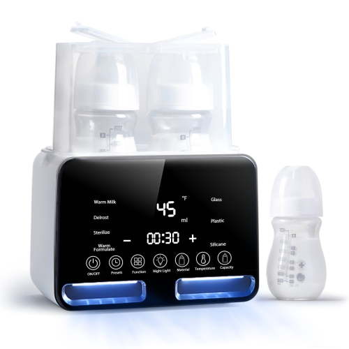 Bottle Warmer, Multi-Function Baby Bottle Sterilizer, 48-Hour Constant Temperature Hot Milk, Heated Food, 2 Bottle Sizes