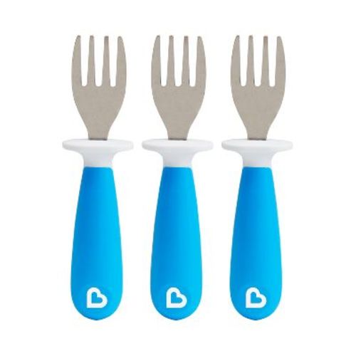 Munchkin 3pk Raise Toddler Forks Blue