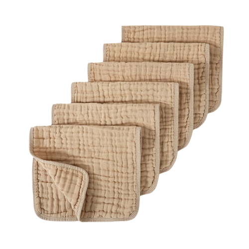 Cyber of Monday Deals Black And Friday Sales! kkbbma 6 Packs Super Soft Baby Burp Cloths, Boys And Girls Baby Washcloths Extra Absorbent Comfort Lovely Newborn Baby Hand Washcloths