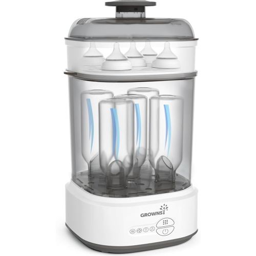 Bottle Sterilizer and Dryer, Compact Baby Bottle Sterilizer, Electric Steam Bottle Sanitizer for Baby Bottles, Pacifiers, Pump Parts