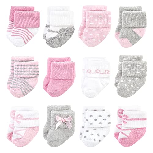 Little Treasure Baby Girls' Newborn Socks
