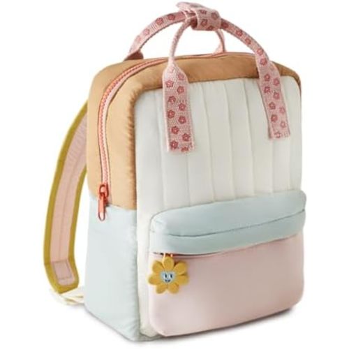 mini toddler backpacks for girls 2-4 - Cute Sunflower flower Hanging Colored small diaper bag and Preschool Bookbag