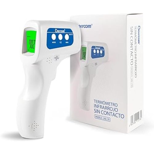 Berrcom Thermometer, 3 in 1 Contactless Infrared Fever Check Thermometer for Forehead, Ideal for Baby, Infant, Kids, and Adults, Batteries Not Included, JXB-178 (White)
