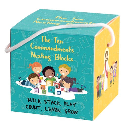 Ten Commandments Nesting Block Set