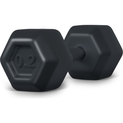 Fred & Friends Buff Baby Barbell Rattle, Black