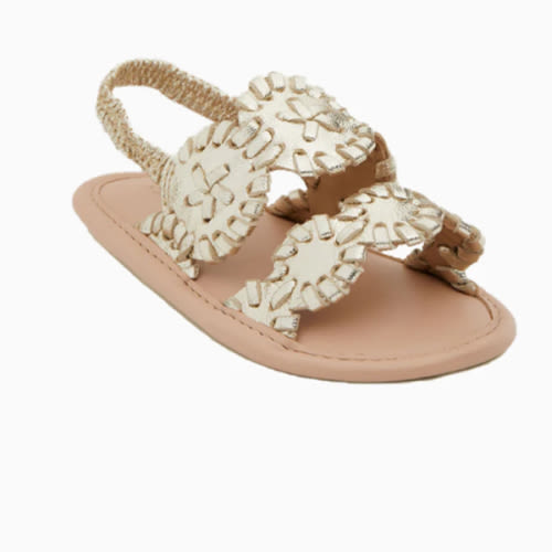 Baby Lauren Sandal - Platinum – Jack Rogers USA