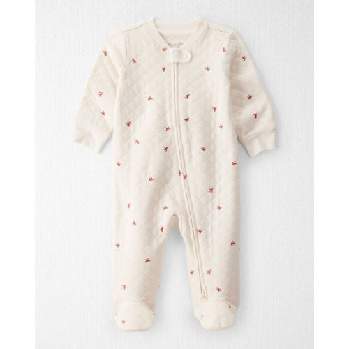 Baby Quilted Bow Print Sleep & Play Made with Organic Cotton - Little Planet | Carter's
