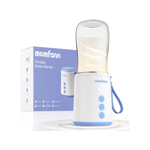 Portable Bottle Warmer, Travel Baby Bottle Warmer for Breastmilk On The Go, Leak-Proof, 2 Modes Fast Heating