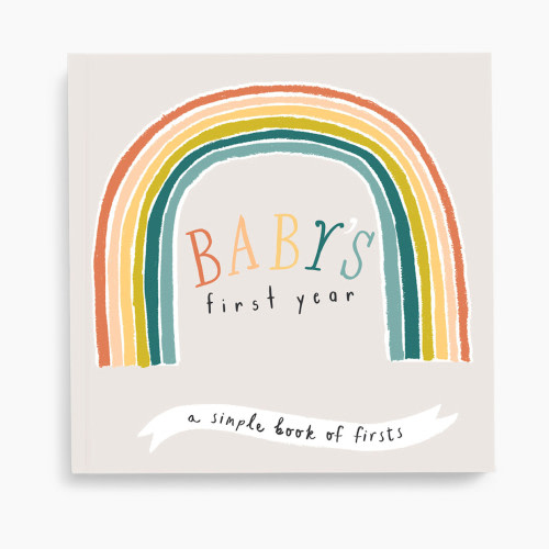 Lucy Darling Baby's First Year Memory Book - Little Rainbow