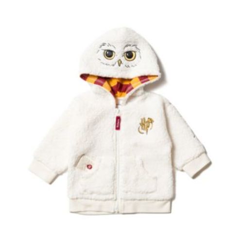 Baby Boys Hedwig Fleece Zip Up Costume Hoodie