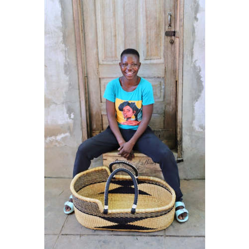Baby Moses Basket by Akansingamah Abuah
