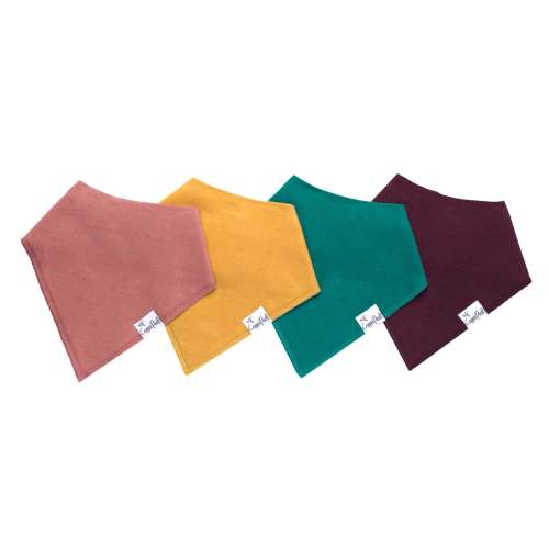 Copper Pearl - baby BANDANA bibs (Jade)