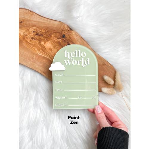 Birth Stat Sign for Baby, Baby Birth Announcement, Acrylic Birth Stat Sign, Baby Name Announcement Sign, Birth Stats Announcement Sign