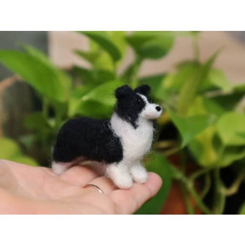 Felted Border Collie for Sheep Mobile