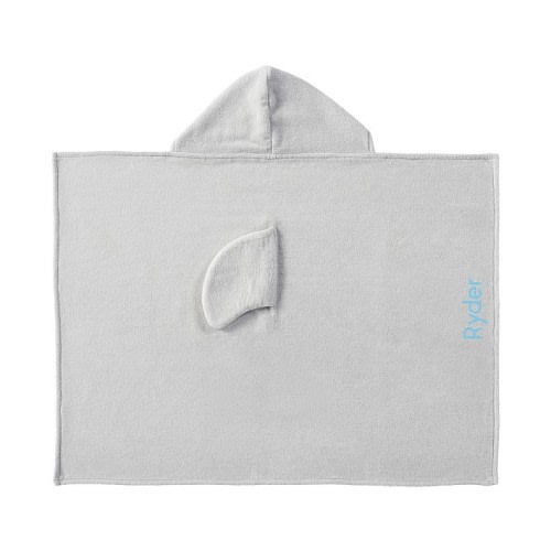 Shark Baby Beach Hooded Towel