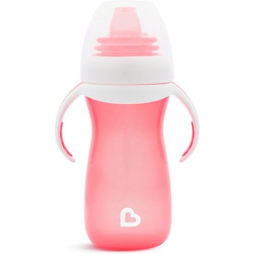Munchkin® Gentle™ Transition Sippy Cup with Trainer Handles, 10 Ounce, Pink