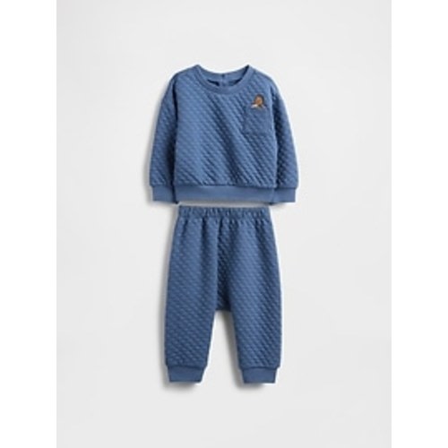Baby Quilted Brannan Bear Pocket Outfit Set | Gap