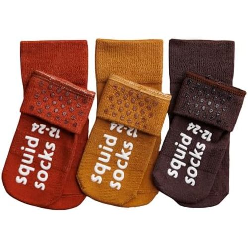 squid socks Viscose from Bamboo Socks | 0-6M, 6-12M, 12-24M, & 2T-3T | Socks that Stay On