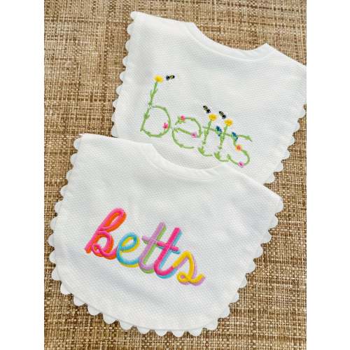 Custom baby bib | Bogey and Byrd