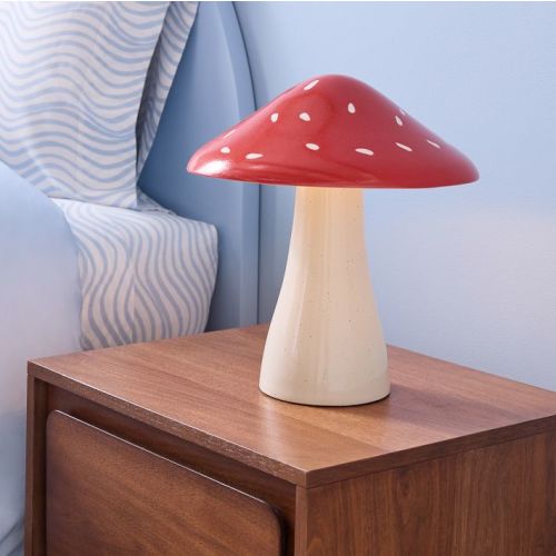 Mushroom Table Lamp (19")