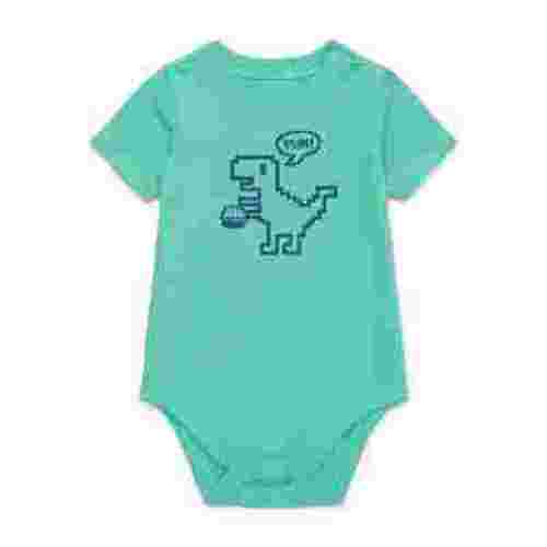 Garanimals Baby Boy Short Sleeve Jersey Graphic Bodysuit, Sizes 0-24 Months