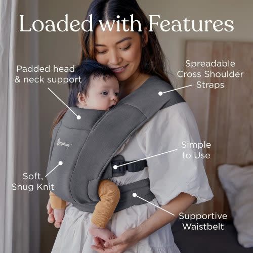 Ergobaby Embrace Baby Carrier - Heather Grey