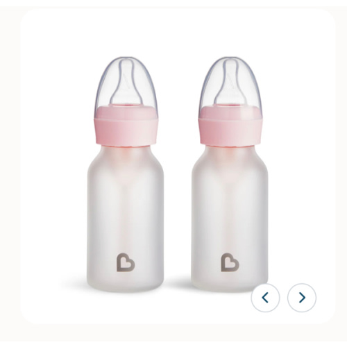 Bond® Silicone Glass Bottle 4oz or 8oz, 2pk | Munchkin