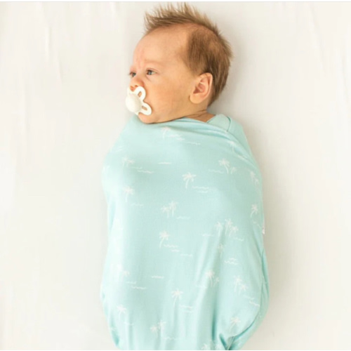 Cocoon Swaddle for Newborn - Honeydew Palms| Size: Small by Mama Coco