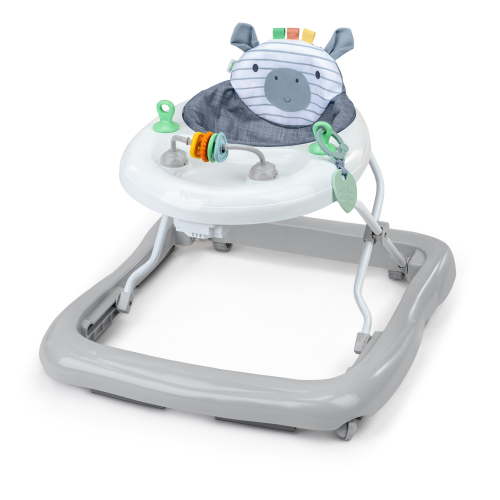 Ingenuity Smooth Strides Activity Walker - Developmental Walker - Chambray - 6M-12M