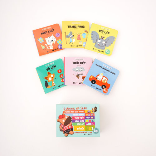 Combo 6 Vietnamese flip-flap children books - Tủ sách đầu đời của bé