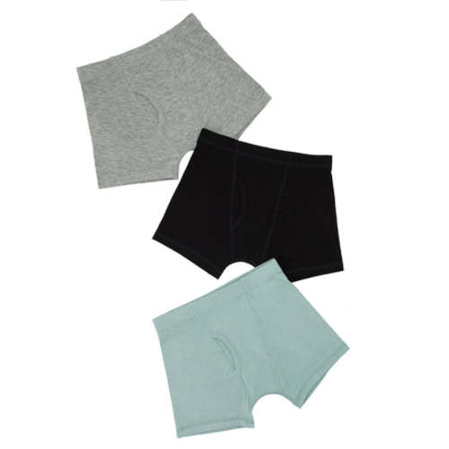 Solid Boy's Bamboo Viscose Boxer Brief Underwear - 3 Pack