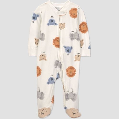 Carter's Just One You® Baby Boys' Animals Sleep N' Play - Ivory 6M