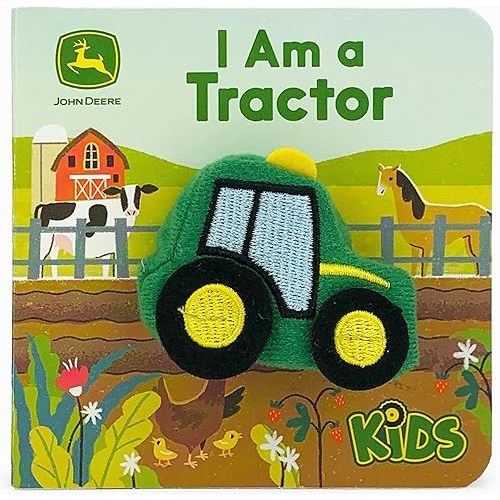 I Am a Tractor - John Deere Finger Puppet Book for Babies and Toddlers (Finger Puppet Book - John Deere) Board book – Illustrated, February 3, 2020