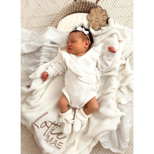 FRILL TEDDY BODYSUIT | WHITE